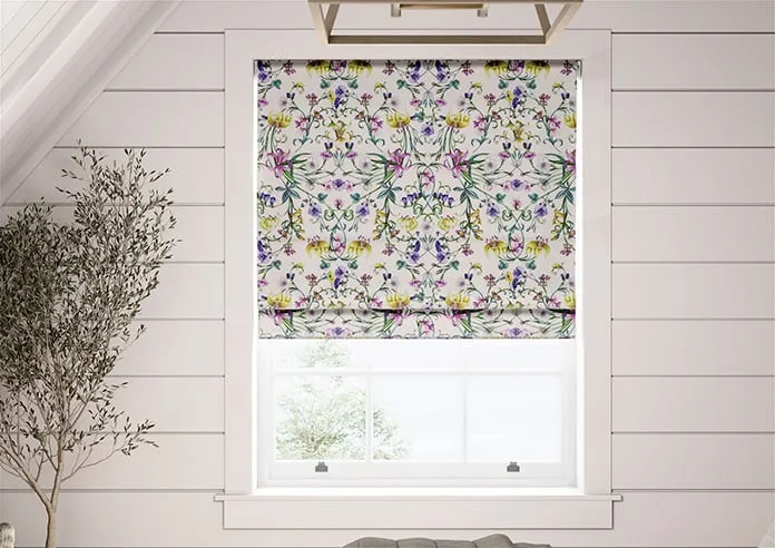 Carlotta Wisteria - Roman Blind