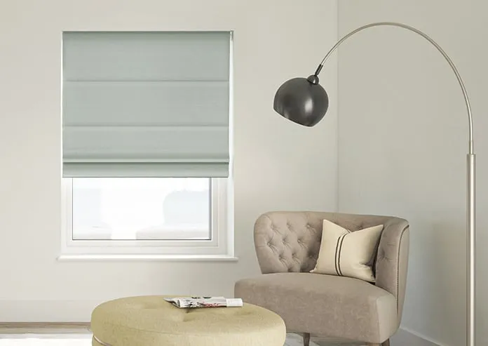 Esme Formal Grey - Roman Blind