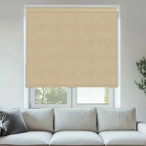 Warwick Oatmeal Pelmet Roller Blinds - Stylish Window Coverings