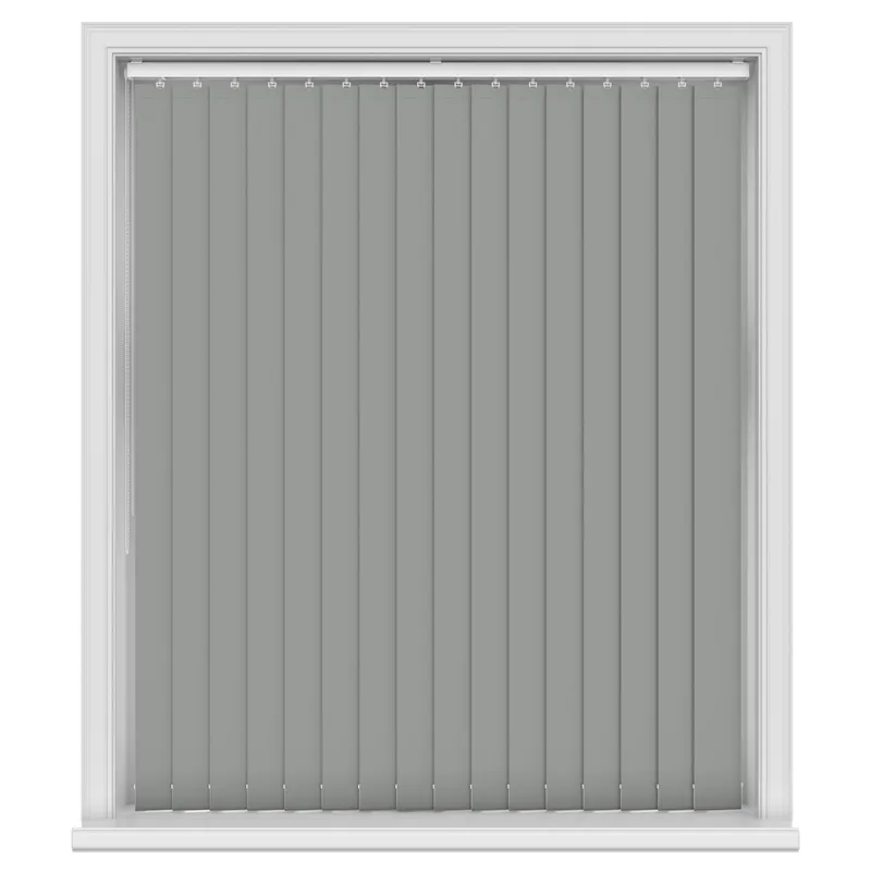 Signature Blackout Vertical Blinds Uk | Mid Grey
