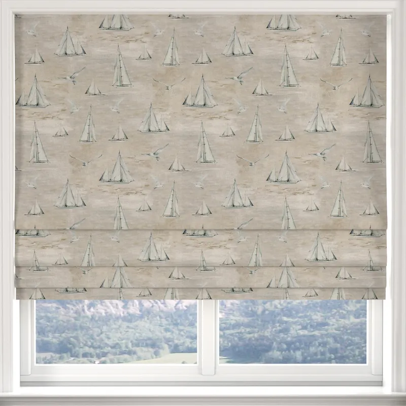Ante Decor Sail Away Made To Measure Roman Blind Storm