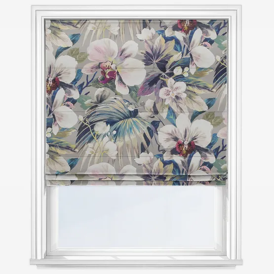 Moorea Sea Spray Roman Blind