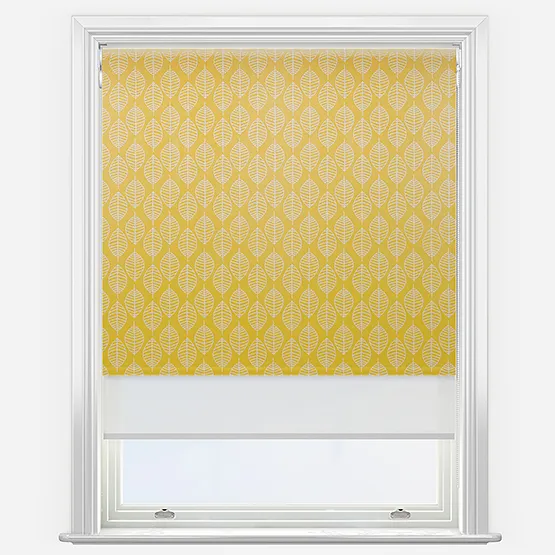 Double Roller Boheme Summer White Double Roller Blind