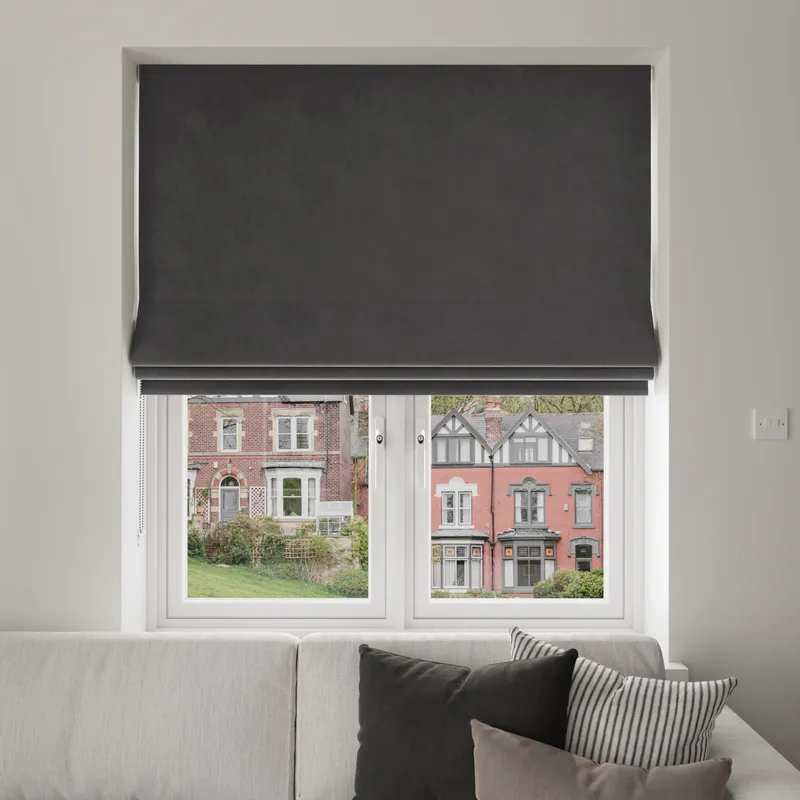 Bogota Velvet Slate Blinds Uk