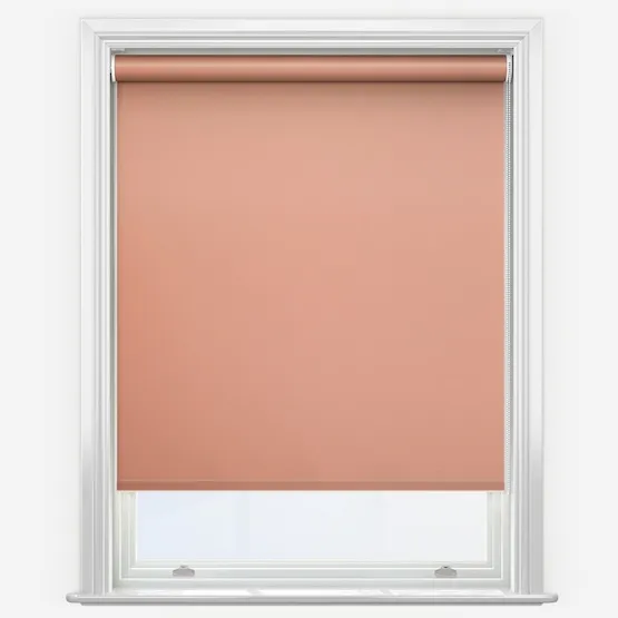 Carnival Blackout Terracotta Roller Blind