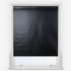 Aqualush Black Roller Blind