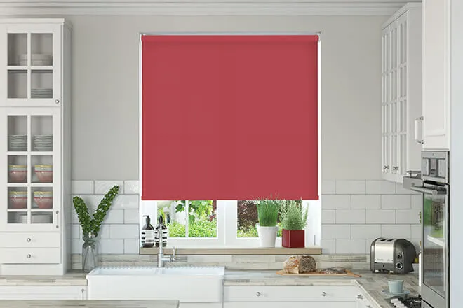 Nevada Cherry - Moisture Resistant Roller Blind