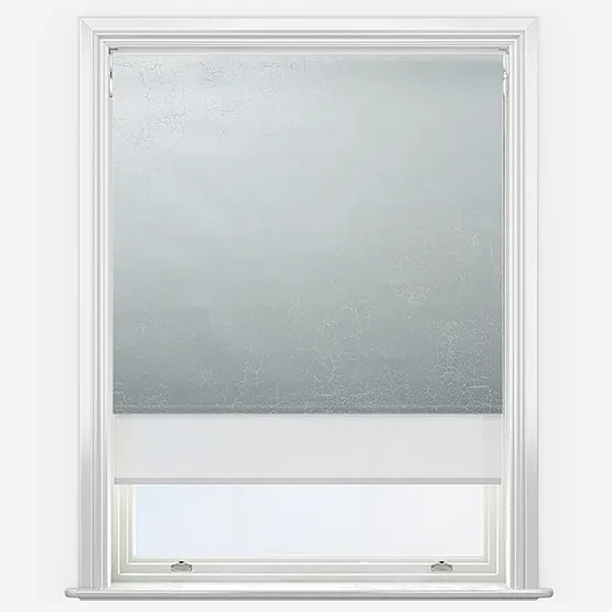 Double Roller Lahore White & White Double Roller Blind