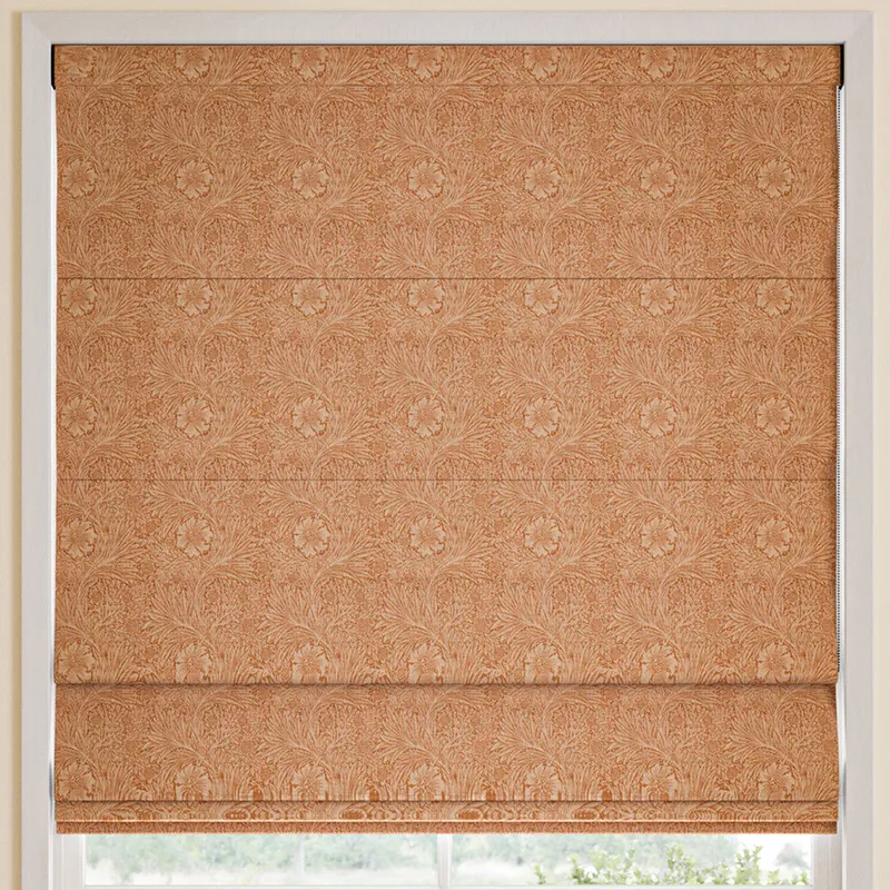 William Morris Marigold Woven Made To Measure Roman Blind Madder