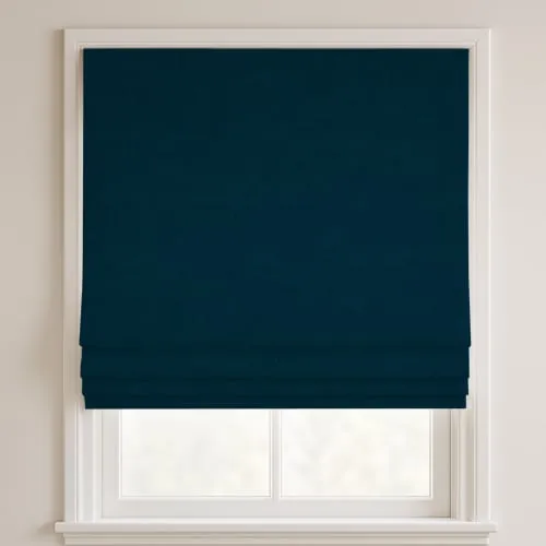 Glamour Teal Deluxe Roman Blinds
