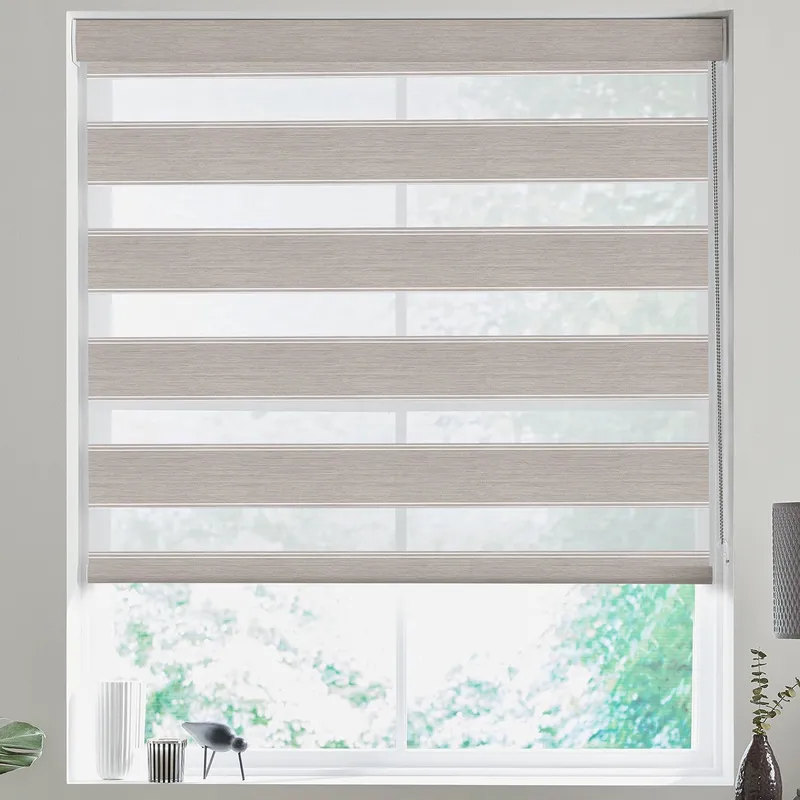 Zura Made To Measure Day Night Blind Taupe