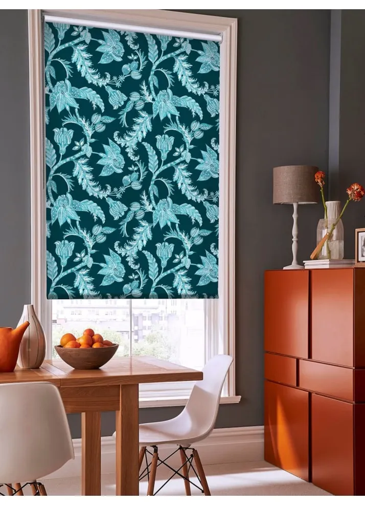 Java Teal Roller Blind By Boon &Amp; Blake