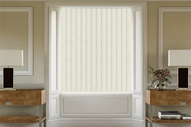 Emily Cream - Shadow Pattern Vertical Blind