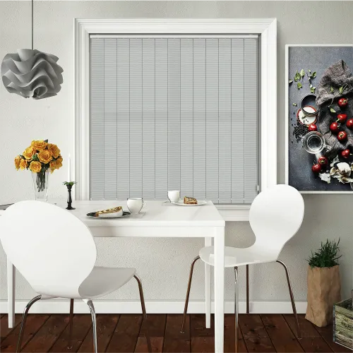 Twill Platinum Vertical Blind