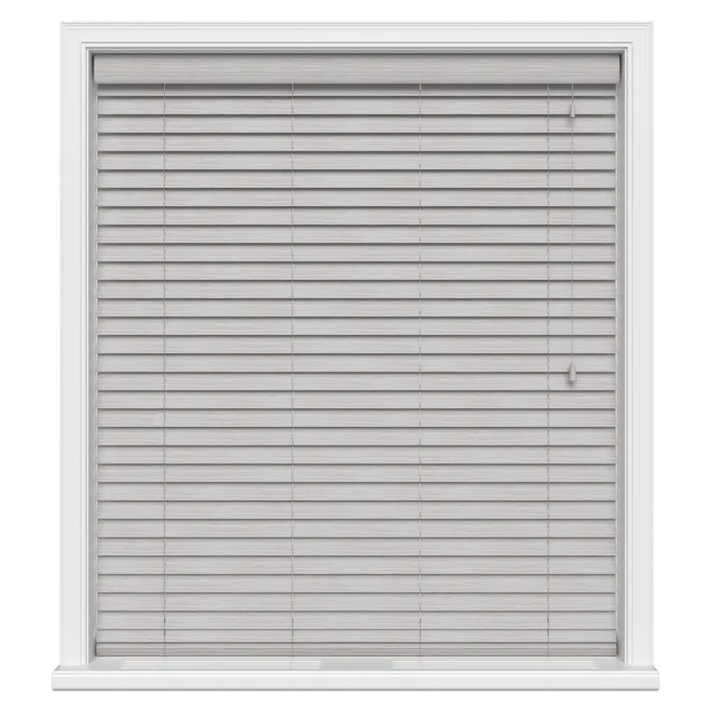 Lunar Oak Ecowood Motorised Uk - Wooden Blinds