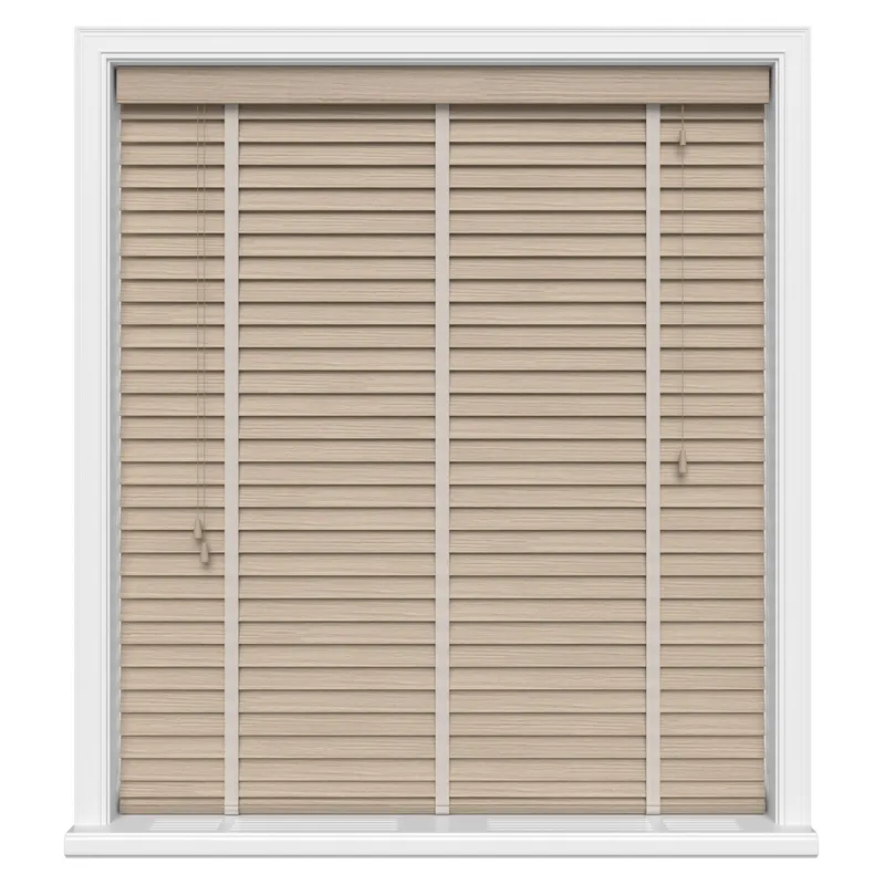Danish Oak Perfect Grain Luxury Real Wood Uk - Wooden Blinds