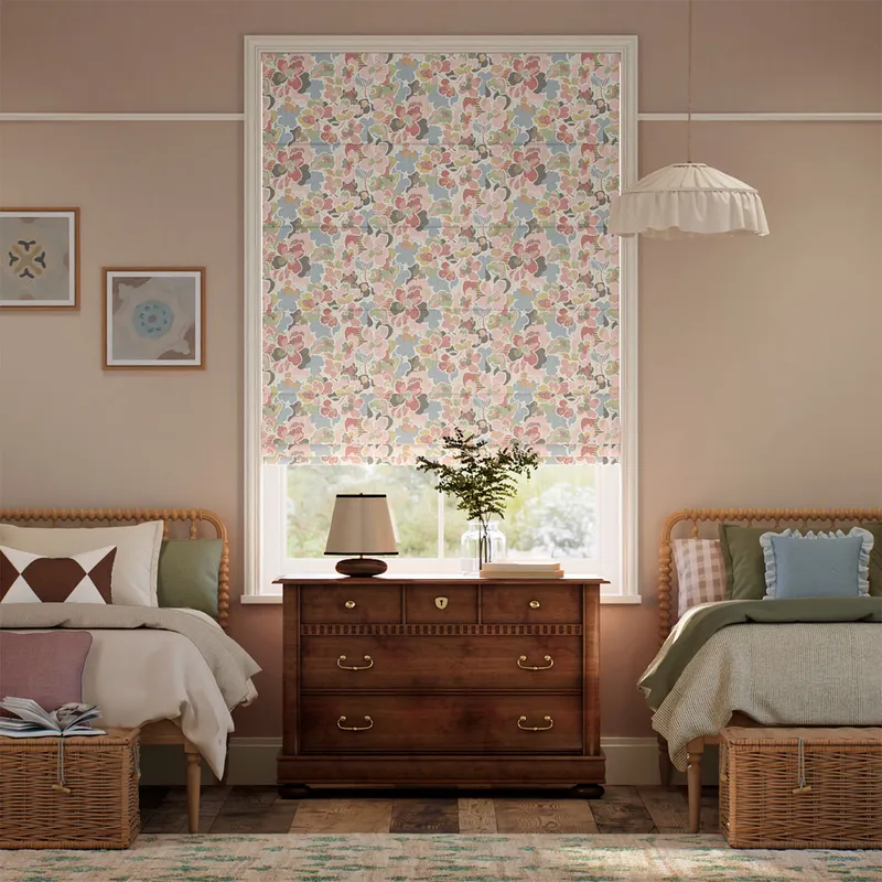 Prospect Avenue Blush Roman Blind