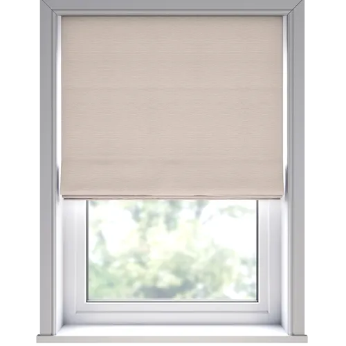 Lumi Champagne Deluxe Roman Blinds