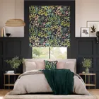 Paradiso Velvet Midnight Roman Blind