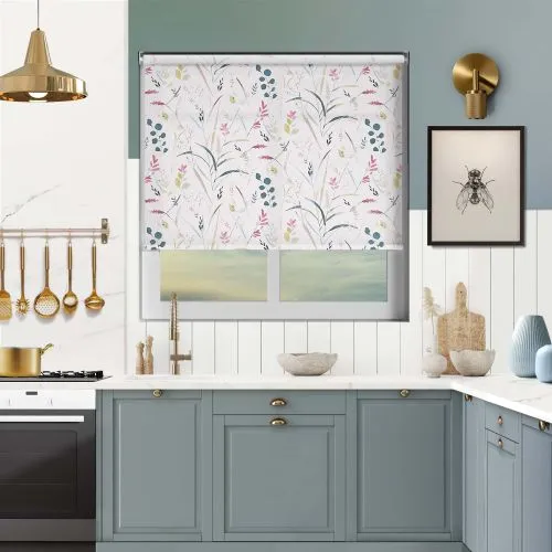 Wildflower Spring Cordless Roller Blind