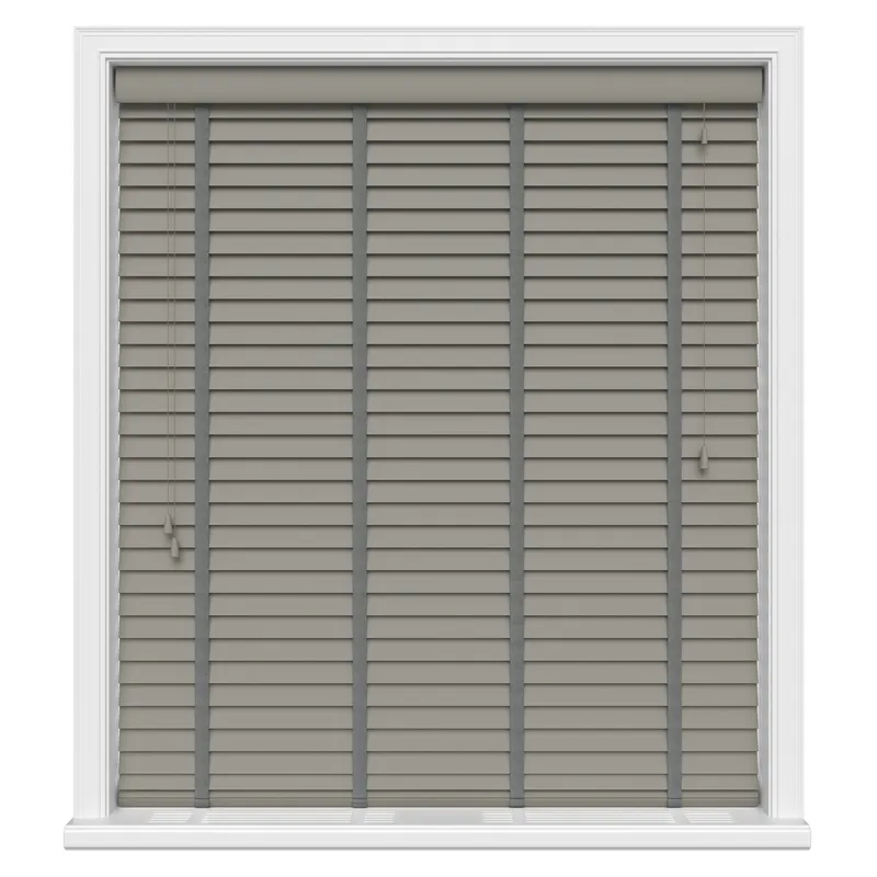 Orion Grey With Tapes Eco-wood Blinds Uk