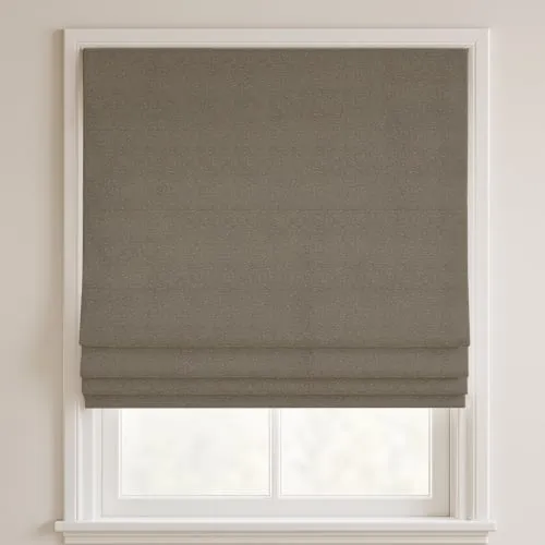 Hazel Brush Deluxe Roman Blinds
