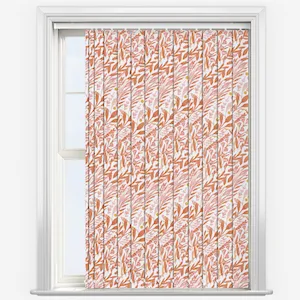 Petal Blackout Terracotta Blush Vertical Blind