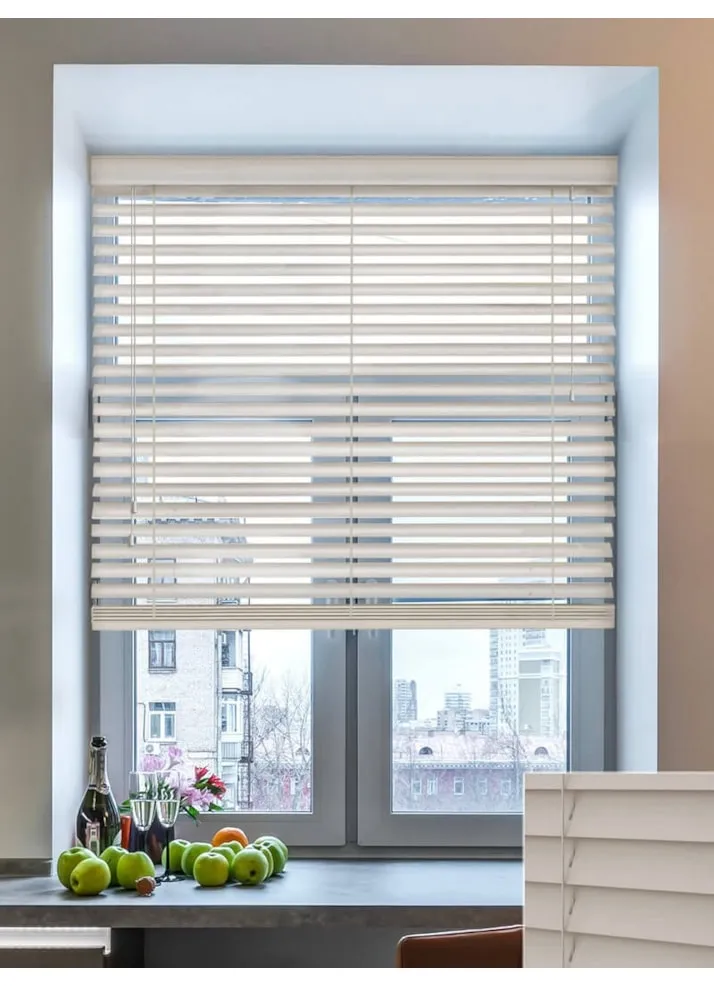 Pigeon Grey Real Wood Venetian Blind