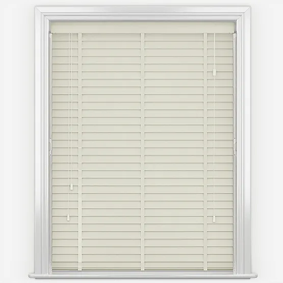 Aspen Deluxe Smooth Magnolia Wooden Venetian Blind