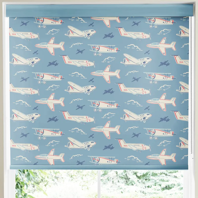 Cath Kidston In The Sky Made To Measure Roller Blind Blue