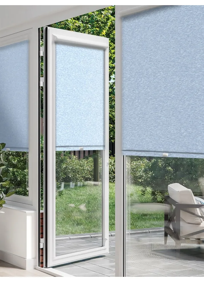 Amsterdam Powder Blue Perfect Fit® Roller Blind