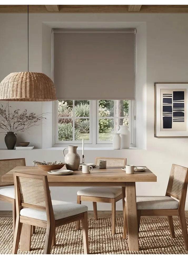 Weathered Grey Blackout Roller Blind