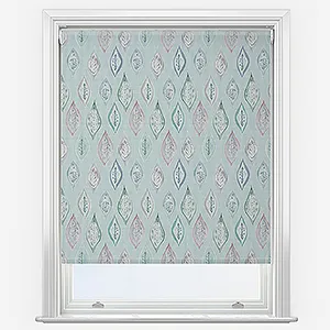 Sonova Studio Boho Leaves Duck Egg Roller Blind