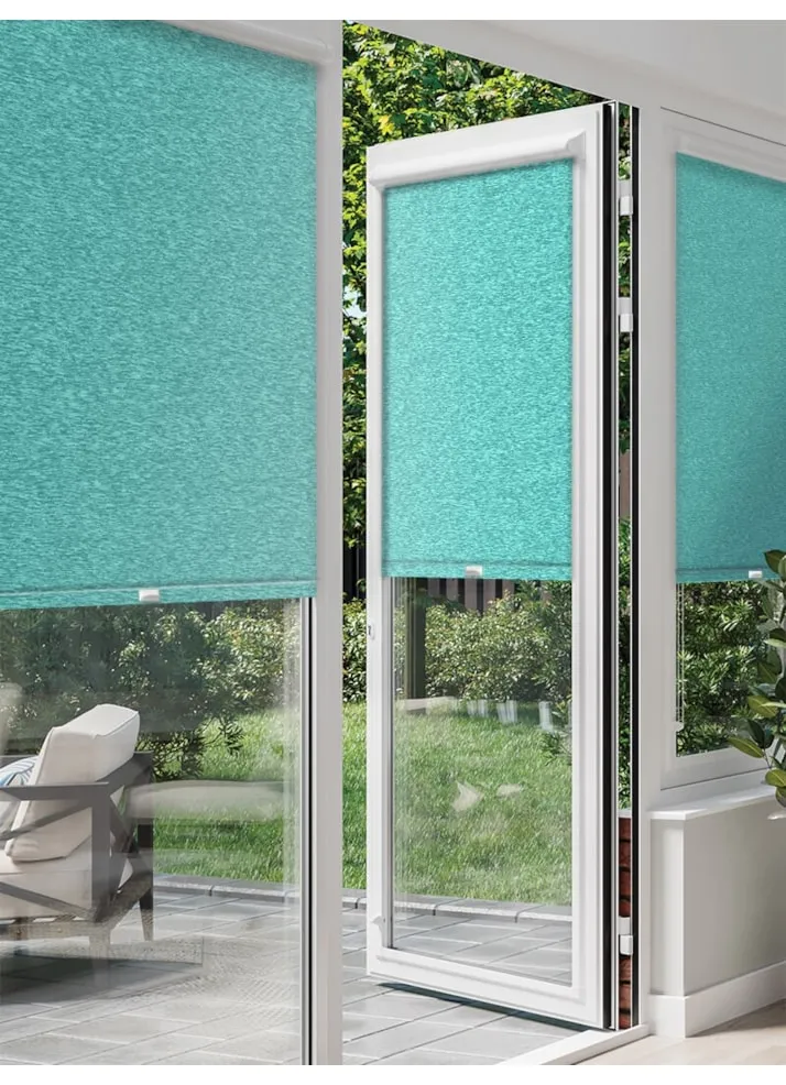 Amsterdam Turquoise Perfect Fit® Roller Blind