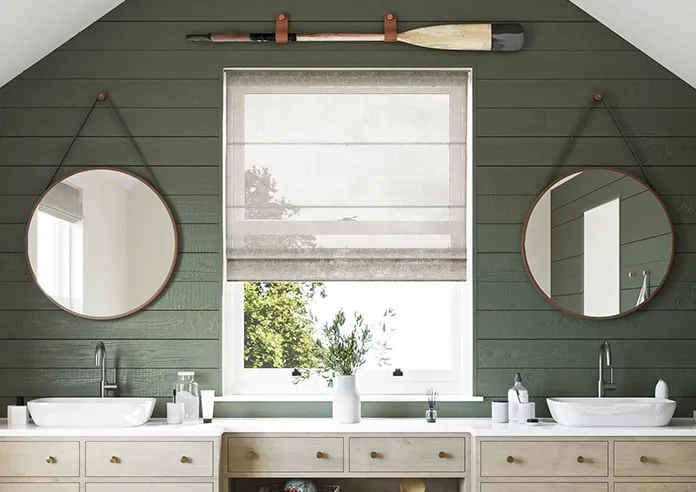 Kalahari Voile Warm Grey - Roman Blind