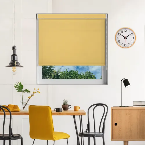 Origin Lemon Pelmet Roller Blind