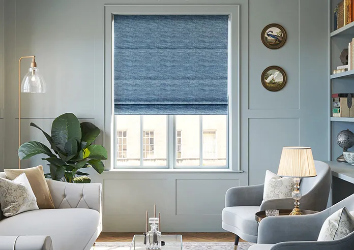 Mirdif Digital Blue - Roman Blind