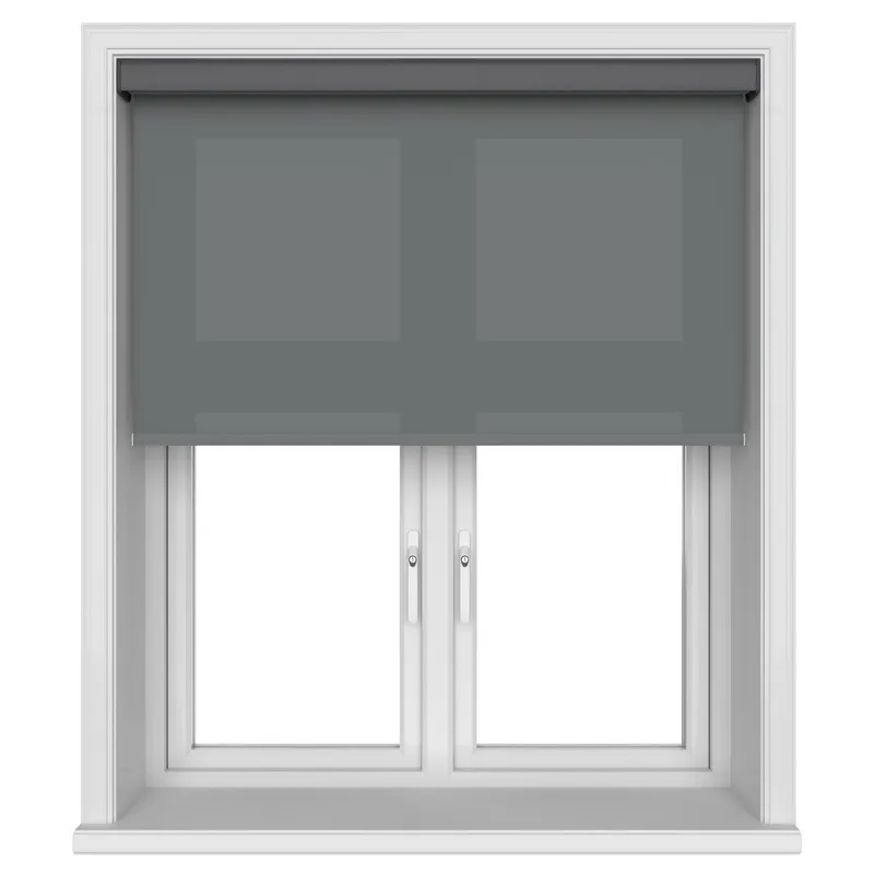 Unicolour Charcoal Anthracite Motorised Blind Uk