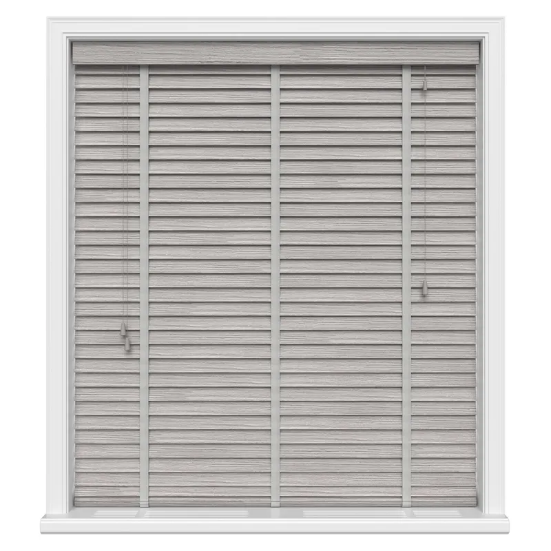 Revera Grey Real Wood With Tapes Blinds Uk