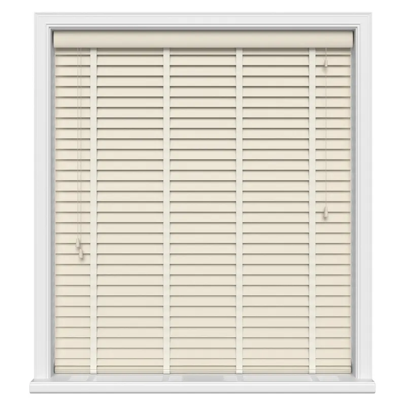 Linara Cream Grain With Tapes Eco-wood Blinds Uk