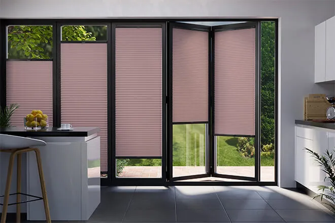 Laurie Dusky Pink - Perfect Fit2frame Honeycomb Blind