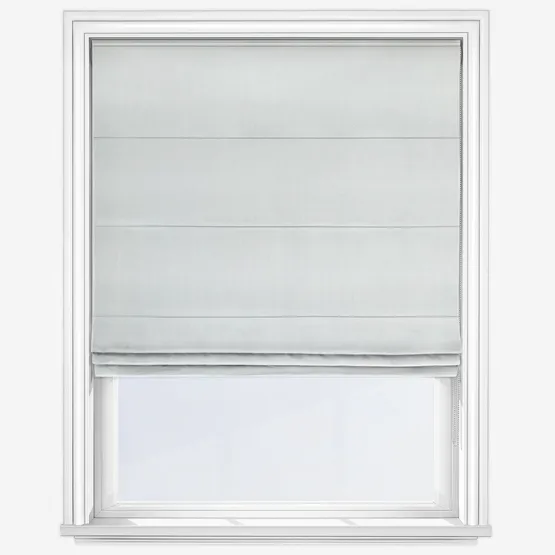 Pacific Snow Roman Blind