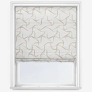 Lauder Putty Roman Blind