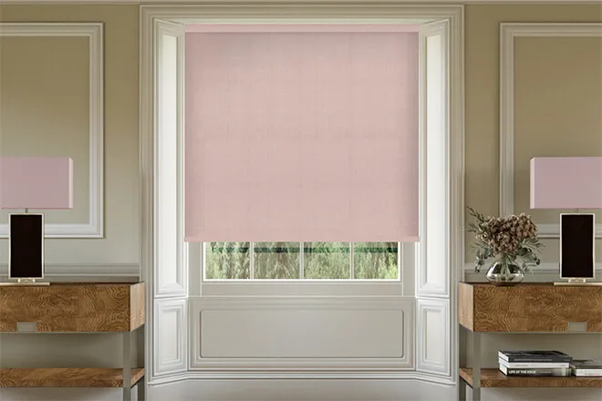 Dusk Blush - Textured Roller Blind