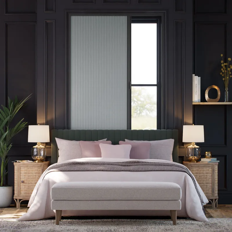 Glideshade Complete Blackout Nickel Grey Thermal Blind