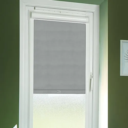Samba Steel (Moisture Resistant) Perfect Fit Blackout Roller Blinds
