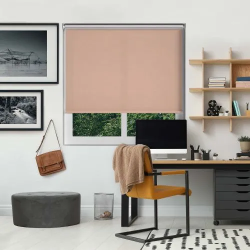Mirage Solar Dark Beige Cordless Roller Blind