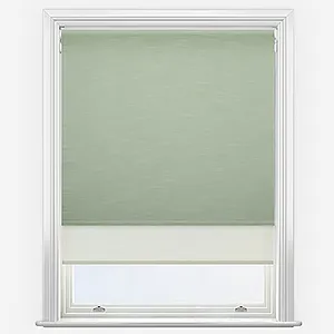 Hayworth Fern & Cream Double Roller Blind