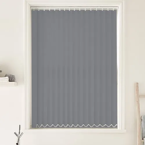 Urban Fr Dark Grey (Moisture Resistant) Bathroom Vertical Blinds