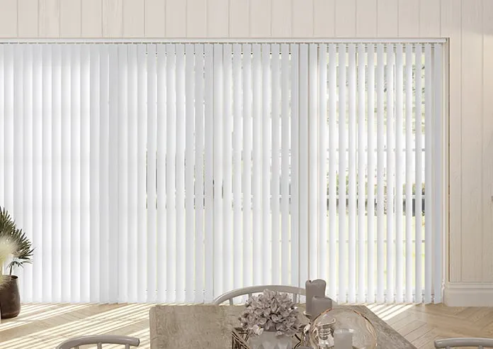 Solento (Blackout) Vogue White - Vertical Blind